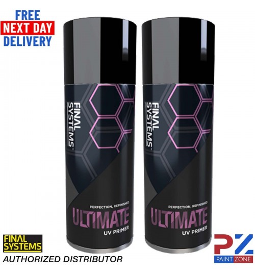 2X FINAL SYSTEMS ULTIMATE UV Primer Aerosol 400ml (AP9019/A)